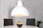 Lampa Fabric Light industrialna biała - Invicta Interior 5